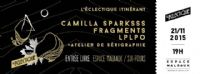 Camilla Sparksss, Fragments, Lplpo. Du 21 au 22 novembre 2015 à sixfourslesplages. Var.  19H00